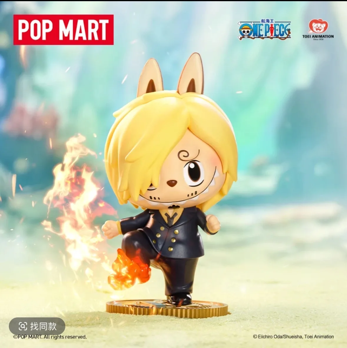 POPMART THE MONSTERS X One Piece Series Blind Box LABUBU One Piece Chopper Figur Misteri Luffy Lucu Hadiah Kejutan Trendi