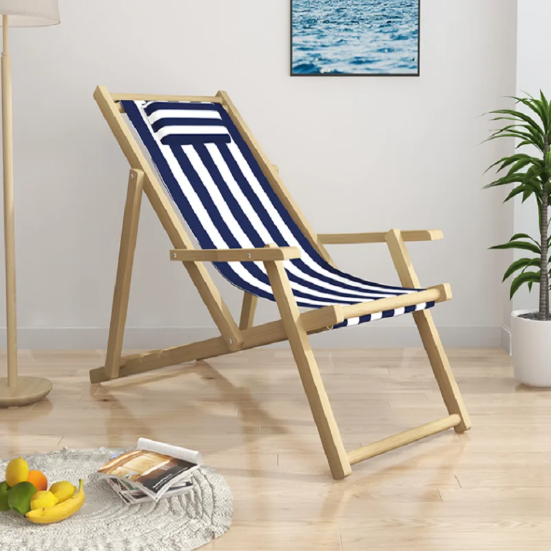 Housses de siège en toile imperméables pour chaise de plage, chaise longue pliante, housse de remplacement pour cour, accessoires pour la maison, sans chaise