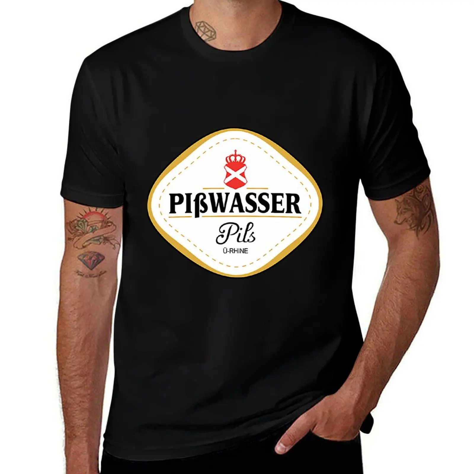 

Pisswasser Beer \t T-Shirt Plus Size Loose Short Sleeve Top