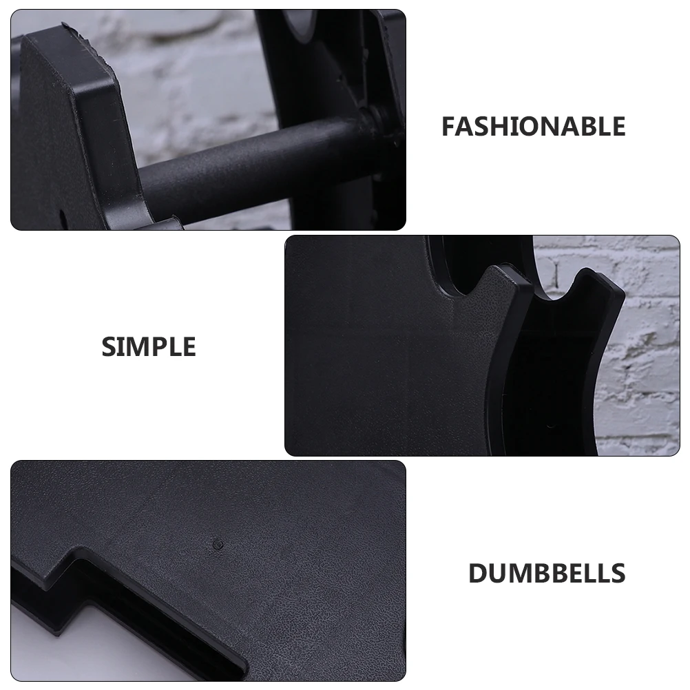 

2 Pcs Plastic Dumbbell Rack Barbell Hanging Stand for Weights Wall Mount Tree Storage Support Accessories