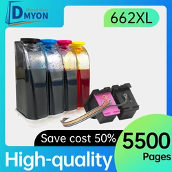 662XL Compatible ciss ink tank kit for bulk ink hp sistema continuo for hp662 cartridge Deskjet 1015 1515 2515 2645 4510 4518