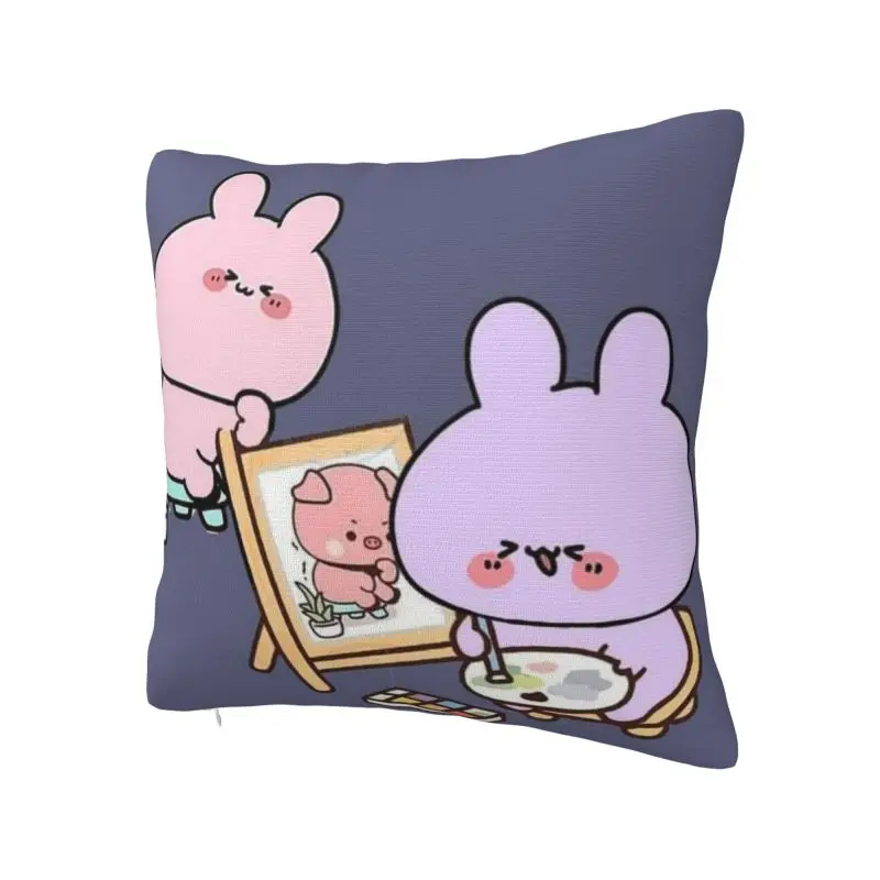 Custom Cartoon A-Asamimichans Square Pillow Case Home Decor Cushions Throw Pillow for Sofa Double-sided Printing