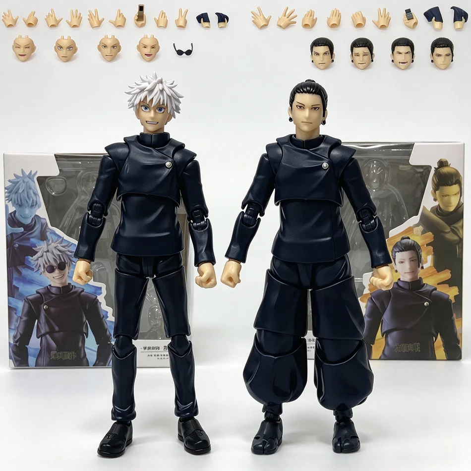 SHF Jujutsu Kaisen Anime Figure Gojo Satoru&Suguru Geto Action Figures 19cm PVC Collectible Articulated Model Figurine Toys Gift