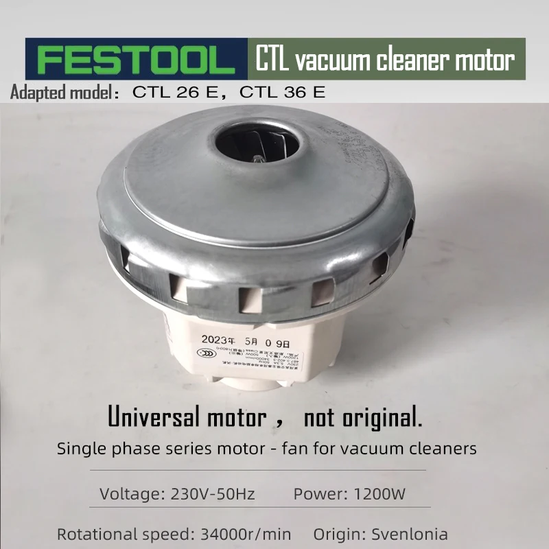 

General Motor FESTOOL Vacuum Cleaner Accessories Parts CTL26/36E Carbon Brush Filter element Vacuum bag Hose Three-Way
