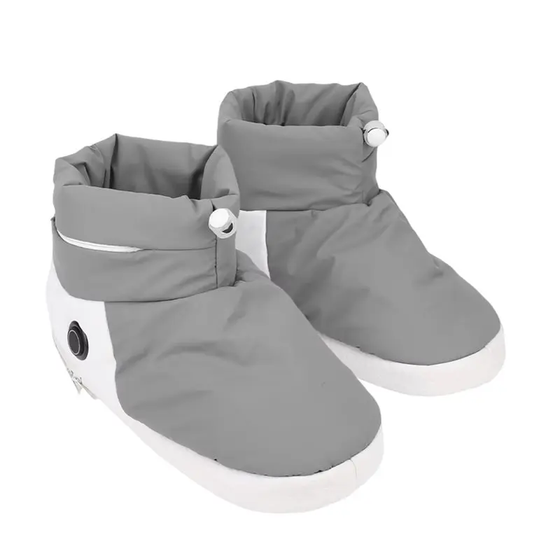 

Fresh USB Rechargeable Electric Heating Shoes Washable Heated Slippers Foot Warmer Couples Home Shoes For Winter Men Women