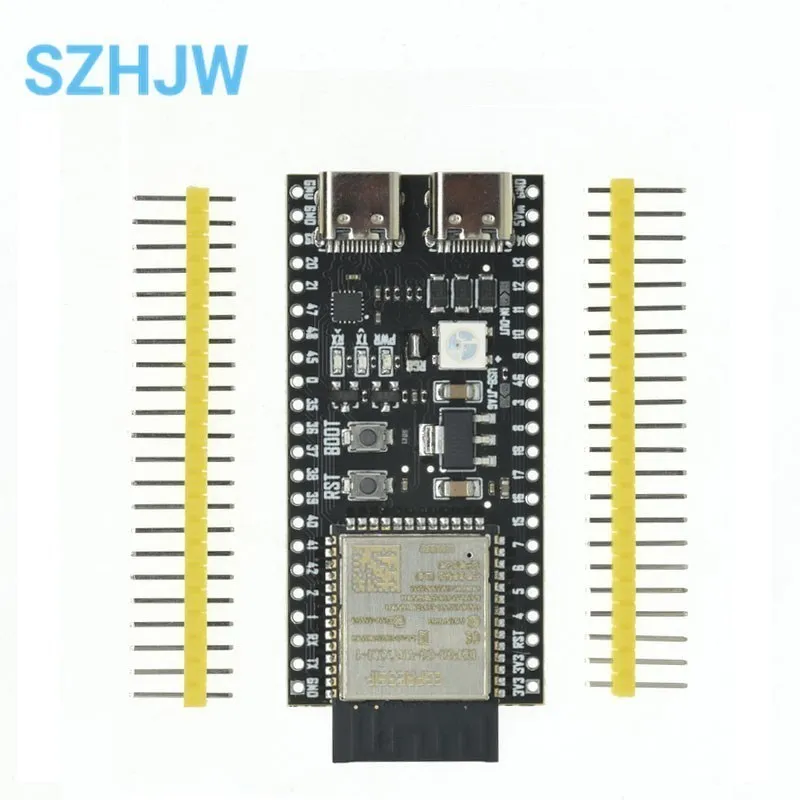 ESP32-S3 WiFi + Bluetooth-совместимый Интернет вещей Dual Type-C макетная плата Core ESP32-S3-WROOM-1-N8R для Arduino