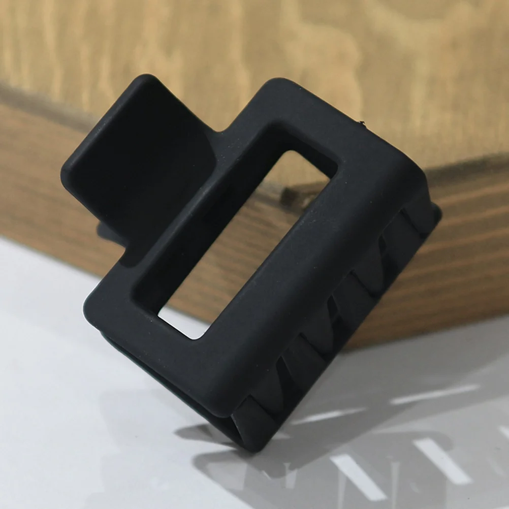 

4pcs Square Claw Clips Resin Plastic Accessories Non-Slip Strong Grip For Thick Thin Styling Tools Elegant Decorative Hair Clips
