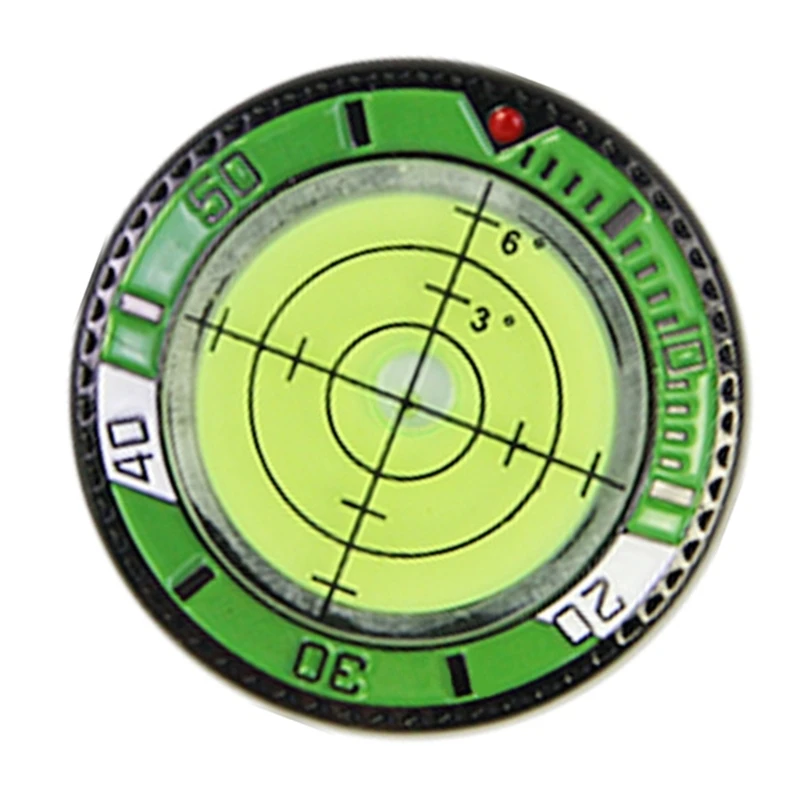 Golfball Marker Golfs Putt Green Reader Round Bubble Levels High Reader Bubble Levels Measuring Tool Enduring X5QF