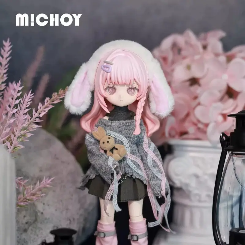 New 1/12 Bjd Michoy Doomsday Prologue Series Blind Box Cute Girl Action Figure Moveable Doll Desktop Ornament Model Girls Gift view 2