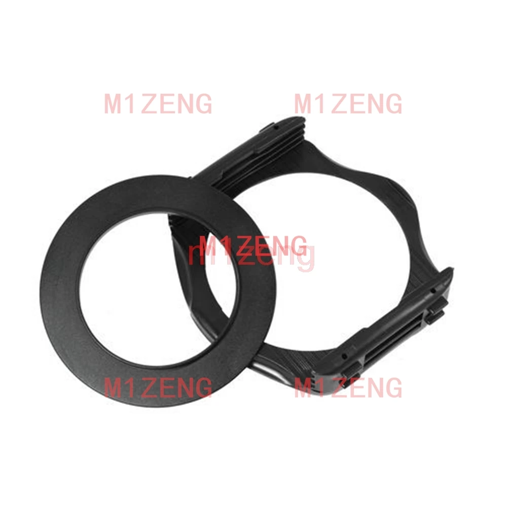 Triple 3 Square Filter Holder+49/52/55/58/62/67/72/77/82mm Metal Adapter Ring Set for Cokin P Series Camera Photography