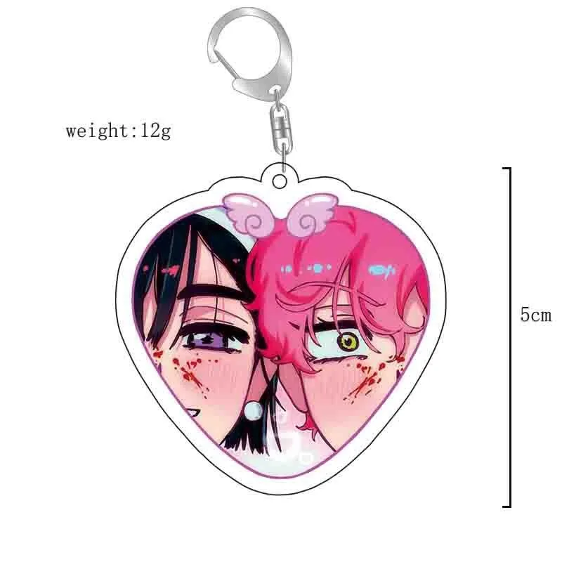 Anime Alien Dance Keychains for Women Accessories
