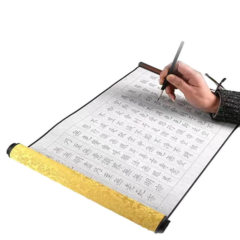 Magiczna woda do pisania na płótnie Pędzel do kaligrafii Tao Te Ching Heart Sutra Papier do chińskiej kaligrafii wielokrotnego użytku
