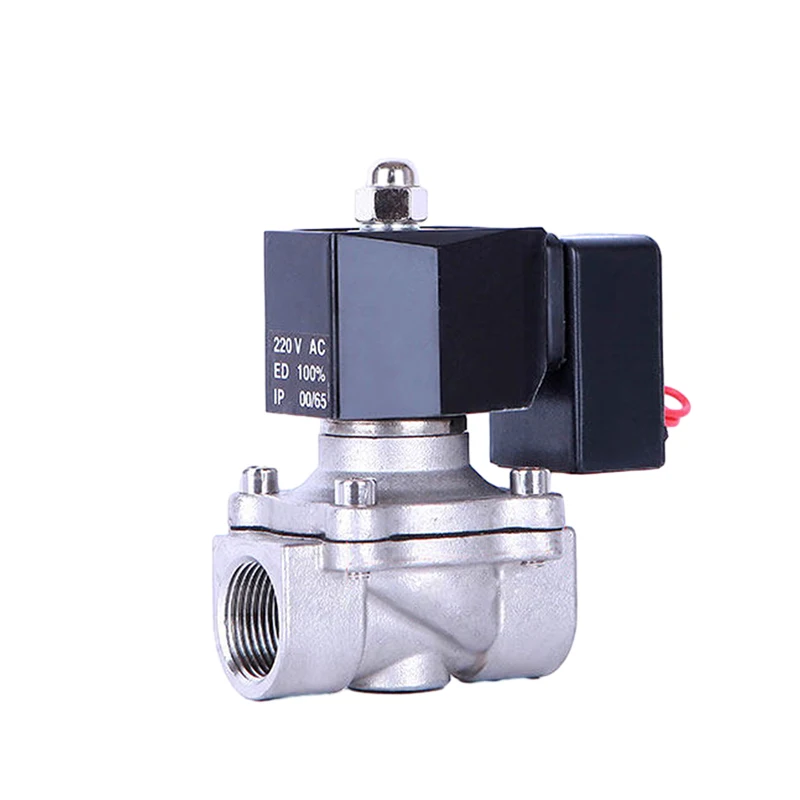 Energy Saving Normally Closed Solenoid Valve Stainless Steel Switch Water Valves 24 Hours Energize Not Fever 12V 24V 220V