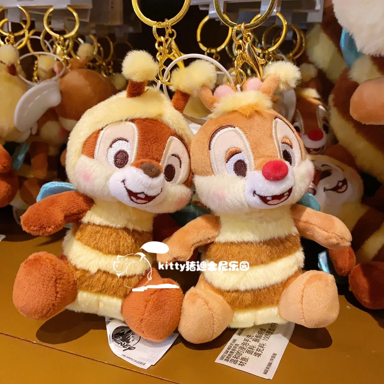 New Genuine Disney Chip Dale Plush Toy Kawaii Ghost Costume Pendant Doll Fans Collect Children\'s Birthday Halloween Xmas Gifts