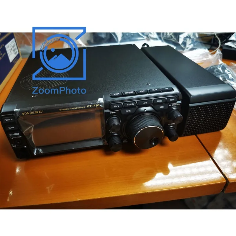 جهاز إرسال واستقبال جديد طراز FT-710 AESS HF/50MHz Band 100 واط جهاز إرسال واستقبال SDR مدمج 100-240 فولت يعمل على موجات الراديو القصيرة