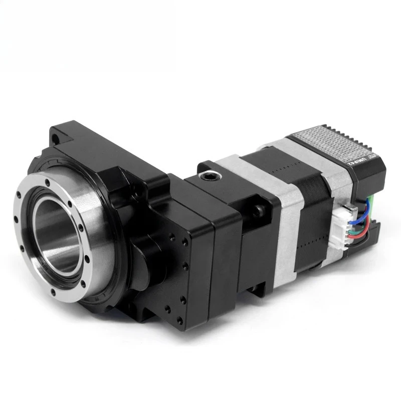UMOT High Rigidity High Precision 1 Arcmin 42mm Nema17 Hollow Shaft Direct Drive Rotary Table with Rs485/Pulse Integrated Driver