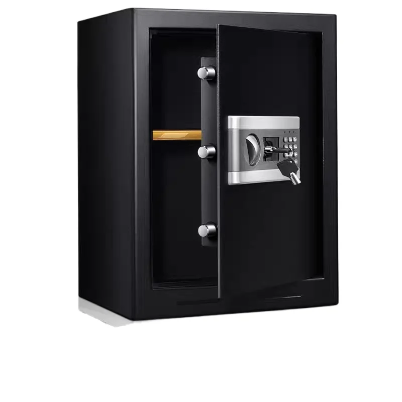 

Бытовой небольшой противоугонный офисный сейф с паролем высотой 50 см, цельнометаллический сейф