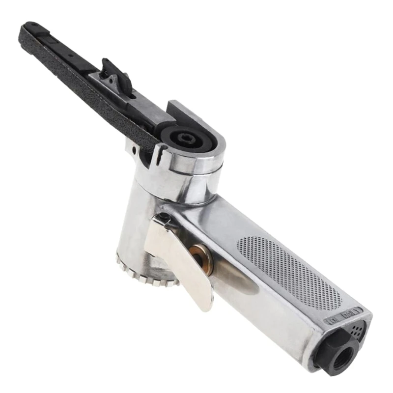 산업용 공기 전동 벨트 샌더 키트 1.5HP 모터 180 ° 회전 디버링 캐스팅 표면에 적합한 금속 마감 C7AC