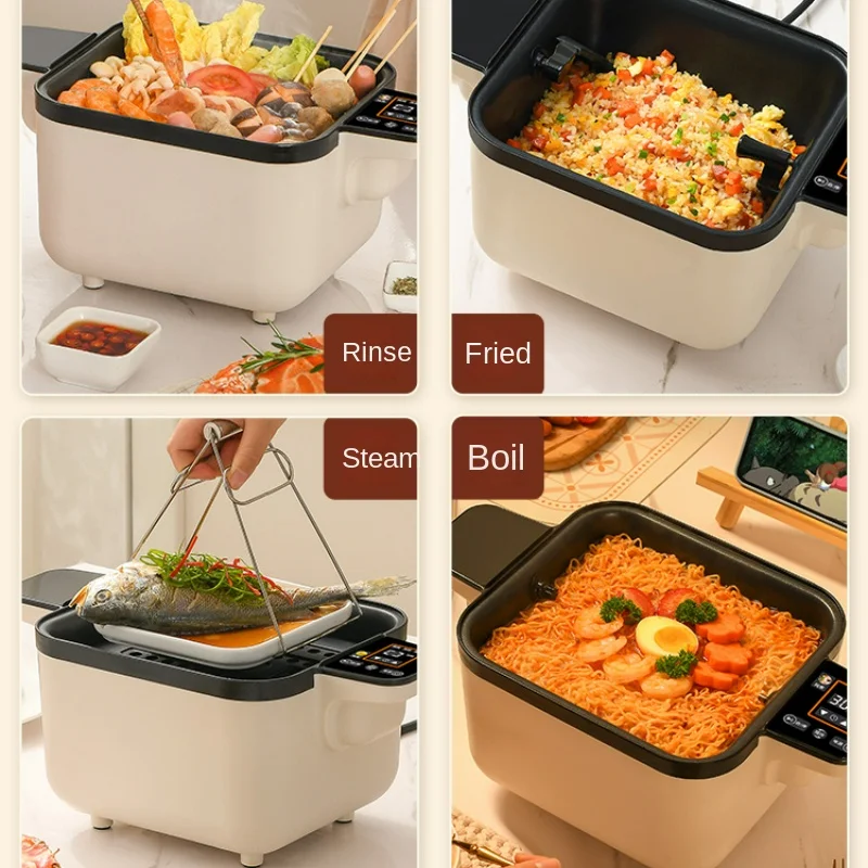 Multi-functional Automatic Stir Fry Rice Cooker Machine Rotation Intelligent Lazy Pots Fried Rice Machine Robot Cooking Machine