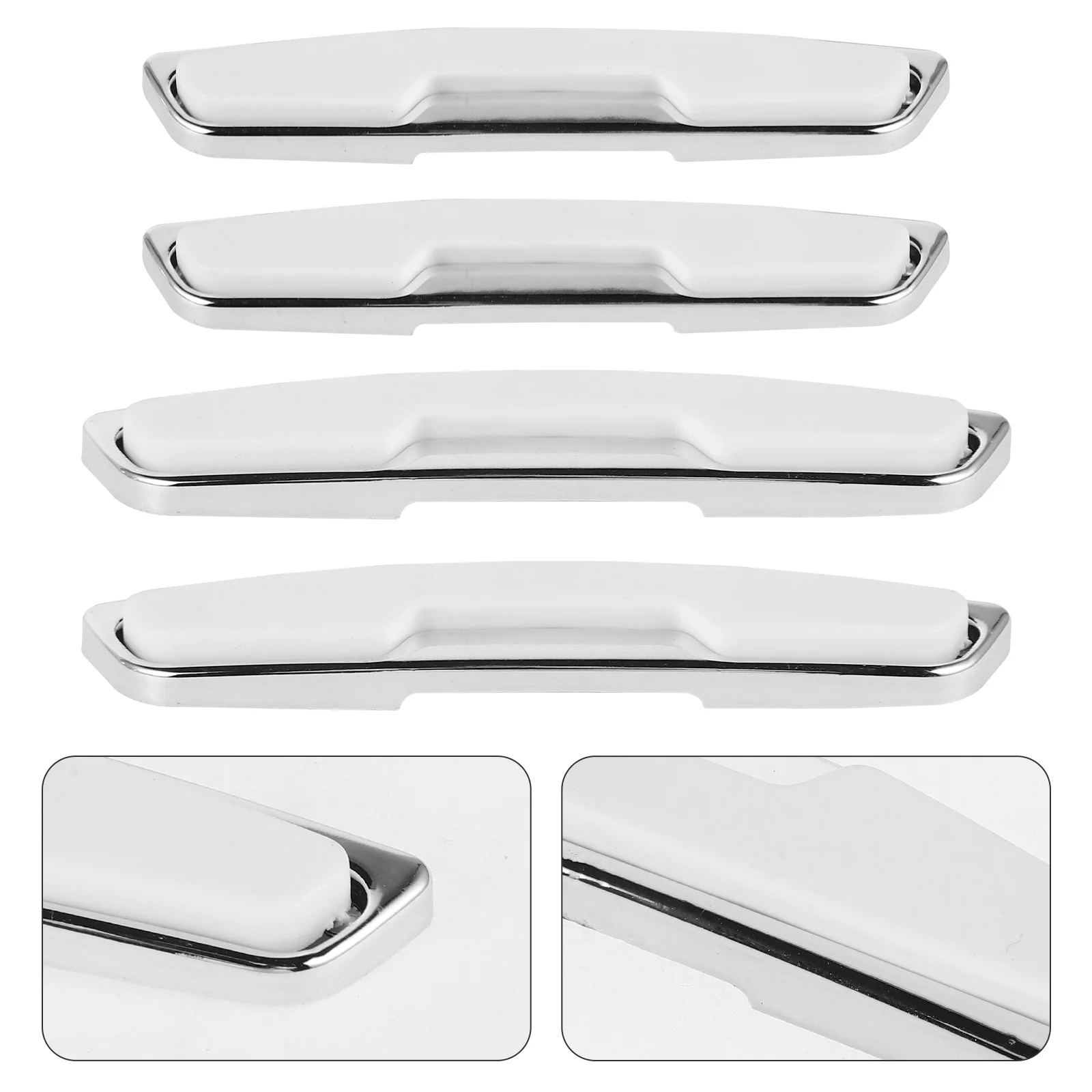 

4 Pcs Bumper Strip Door Protective Cover for Auto Edged Guard Trim Protectors Vehicles Adhesive Stickers Boxed