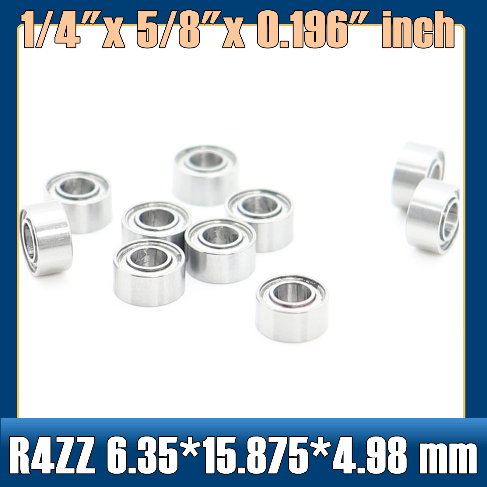 R4ZZ Bearing ( 10 PCS ) 1/4