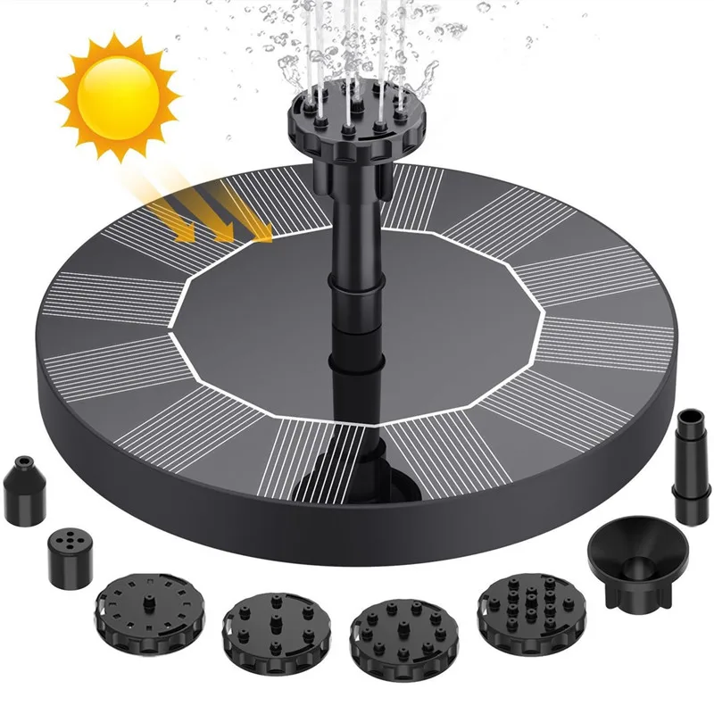 Solar Fountain Kit for Garden and Pond