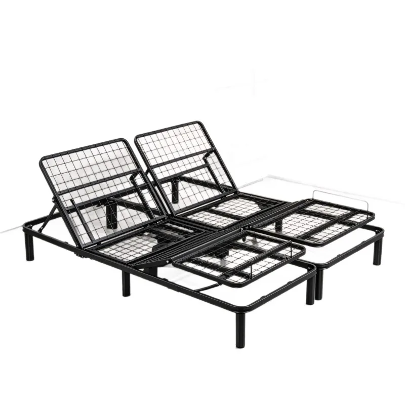 Reinforced pine folding row skeleton 1.2/1 5/1.8 meters lift pneumatic bed frame
