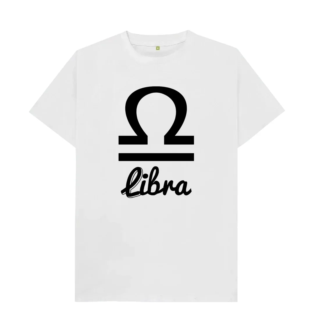 HOROSCOPE T SHIRT LIBRA ZODIAC STAR SIGN BIRTHDAY Minimalist trendy printed T-Shirt Interesting zodiac t-shirt