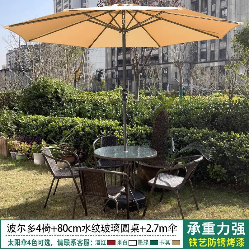Variant: Table  chair and umb