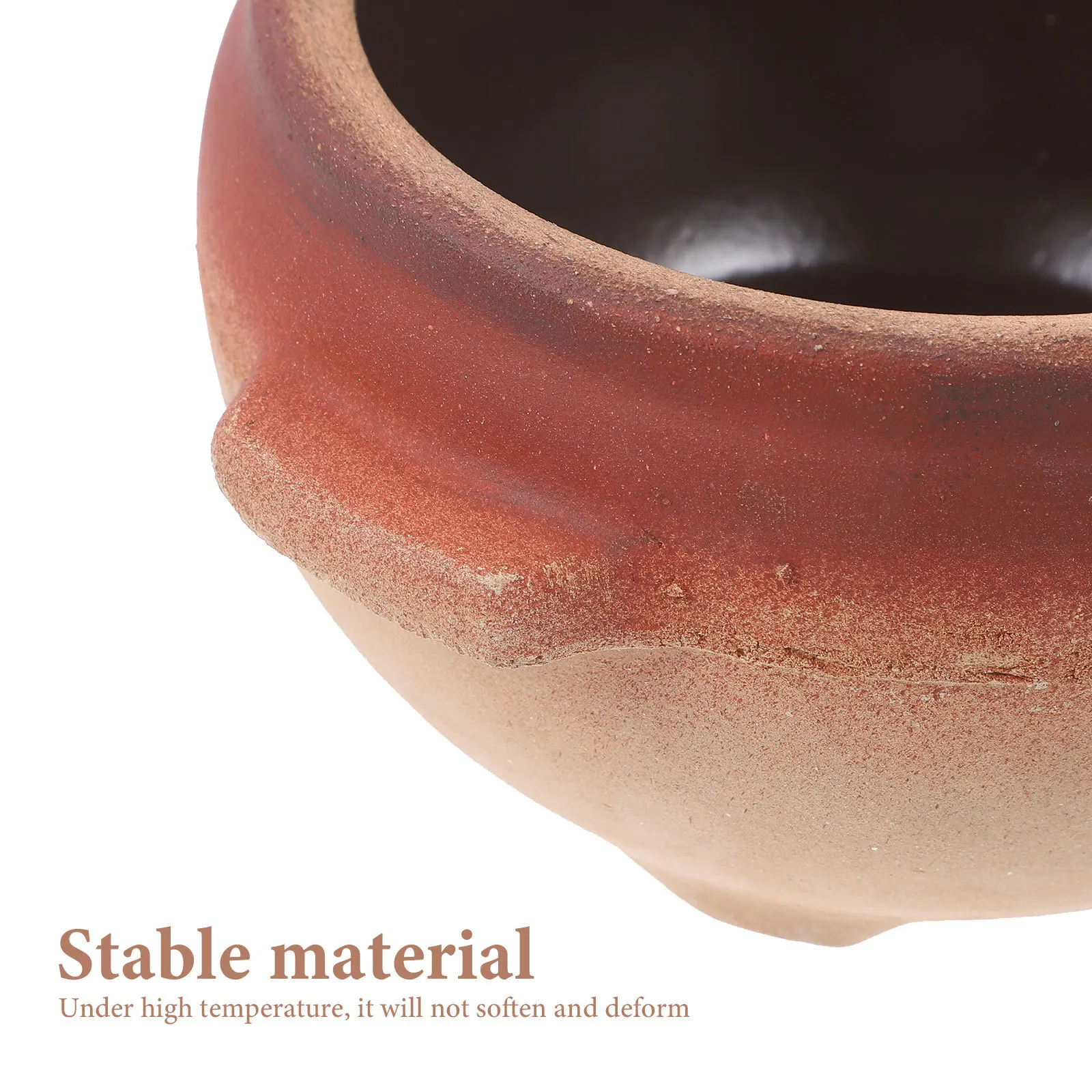 Керамический жаропрочный горшок с двойными ручками для готовки различных блюд