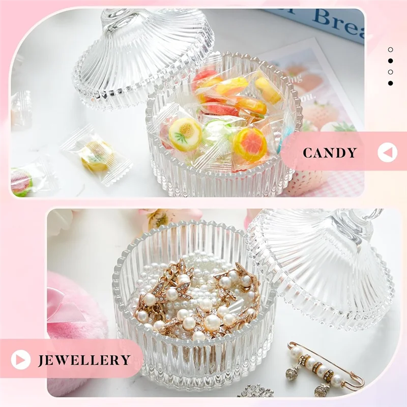 A88X 3 عبوات من حاويات البودرة المنتفخة ذات الجسم الكبير مع حاويات منتفخة من الكريستال الفقاعي الناعمة