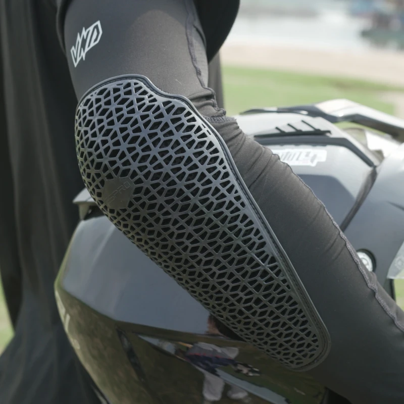 Summer Motorcycle Riding Protective Equipment Knee Elbow Pads Set Breathable Anti-Fall Soft Protective Shell Moto Knee Elbow Pad