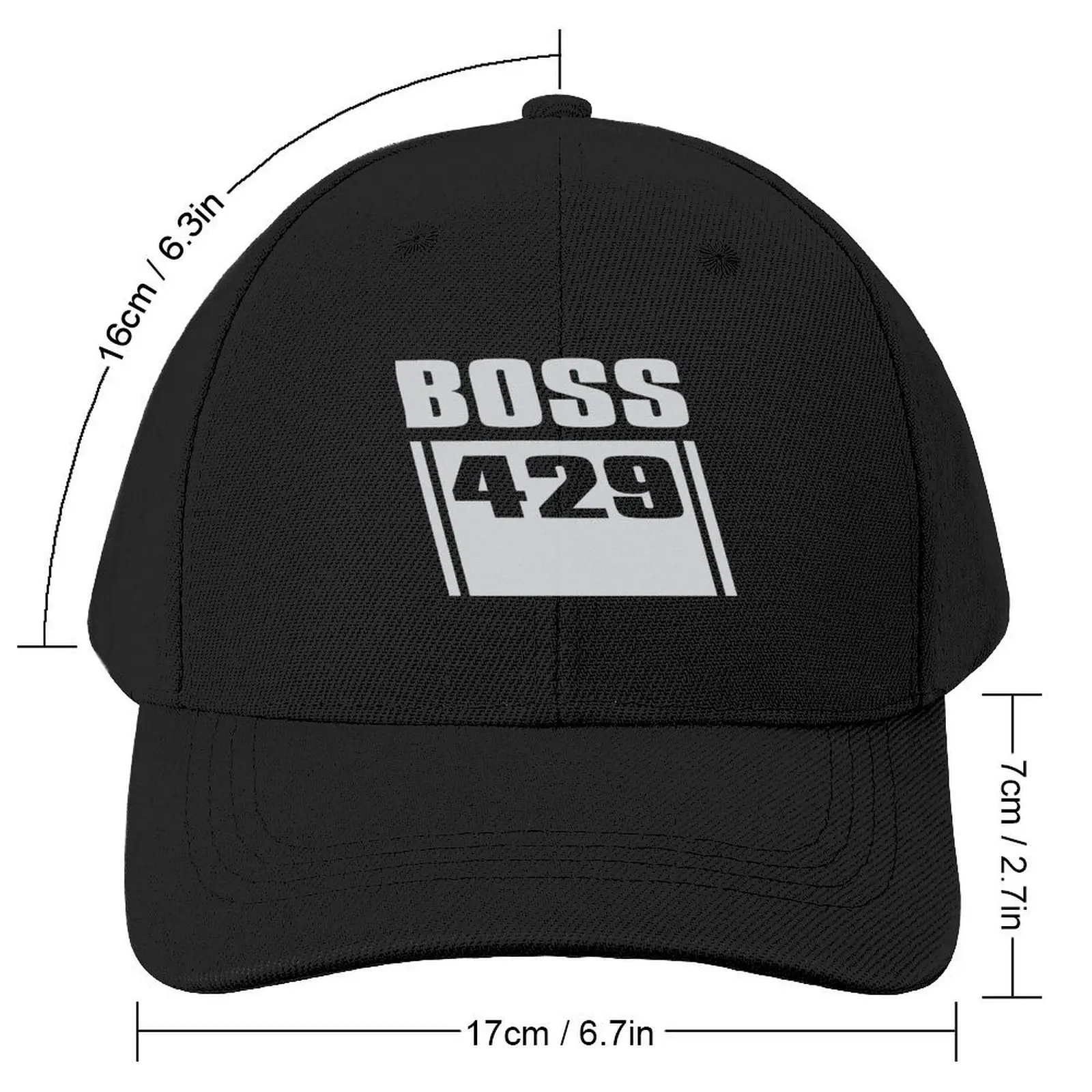 Boss 429 Baseball Cap Brand Man cap Big Size Hat Luxury Man Hat For Women 2025 Men's