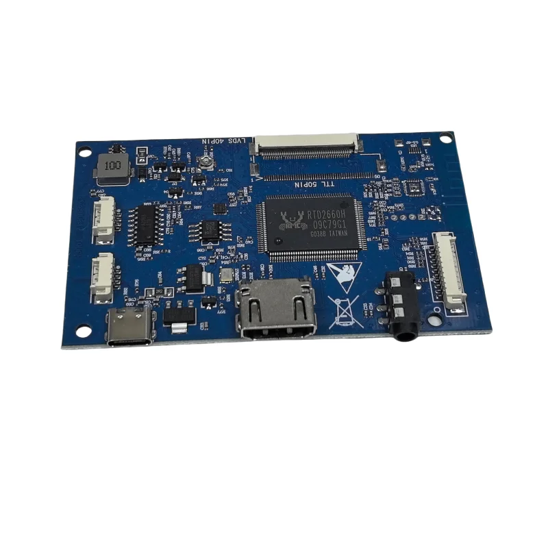 Плата контроллера драйвера ЖК-дисплея hdmi-audio, 40 контактов, для ЖК-панели, диагональ 1280*800, Raspberry Pi, android, USB, 5 В