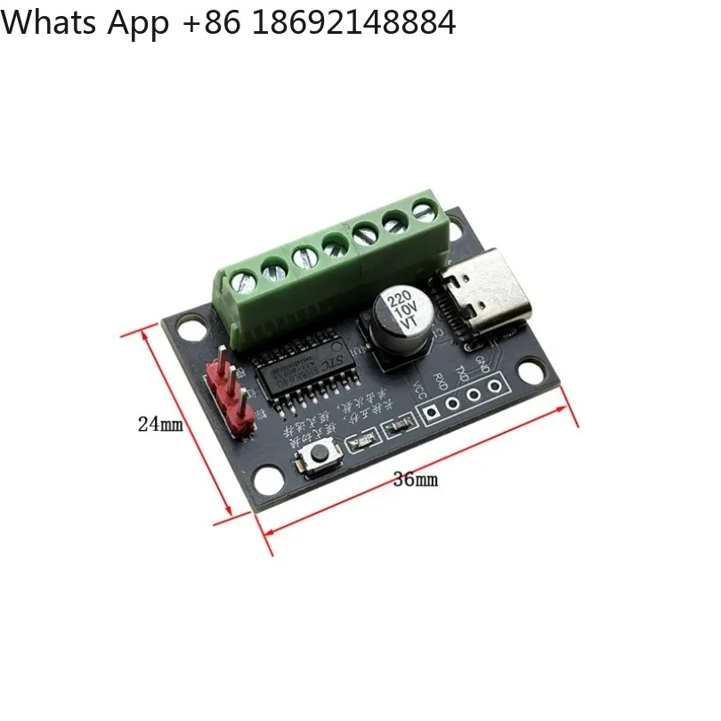 SG90 Servo Manual Control Board Single Channel Servo Trigger Module Serial Port Angle Speed Regulation Controller 1 piece