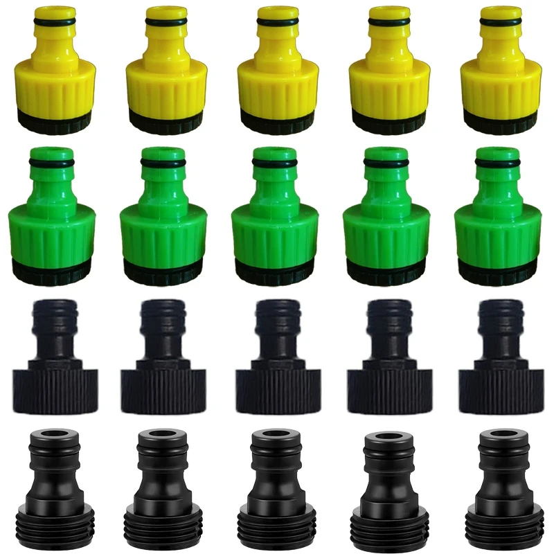 16 mm Nipple Quick Connectors Plastic 1/2&3/4 Inch Male Female Thread Adapters Garden Irrigation Coupling Faucet Joints