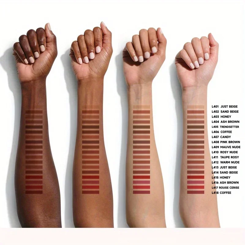 3-częściowy zestaw do makijażu ust Matowa konturówka do ust Długotrwała wodoodporna matowa konturówka do ust Matowa aksamitna szminka Kosmetyki do makijażu ust