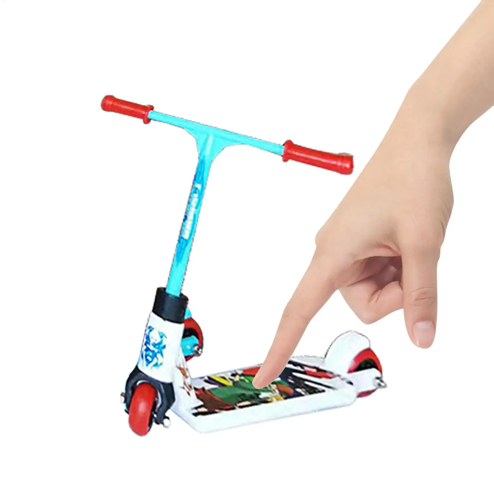 1pc Finger Toy Scooters Multi-Colored Finger Scooter Toys Tiny Trick Scooter For Party Favors Children's Toys Finger Training