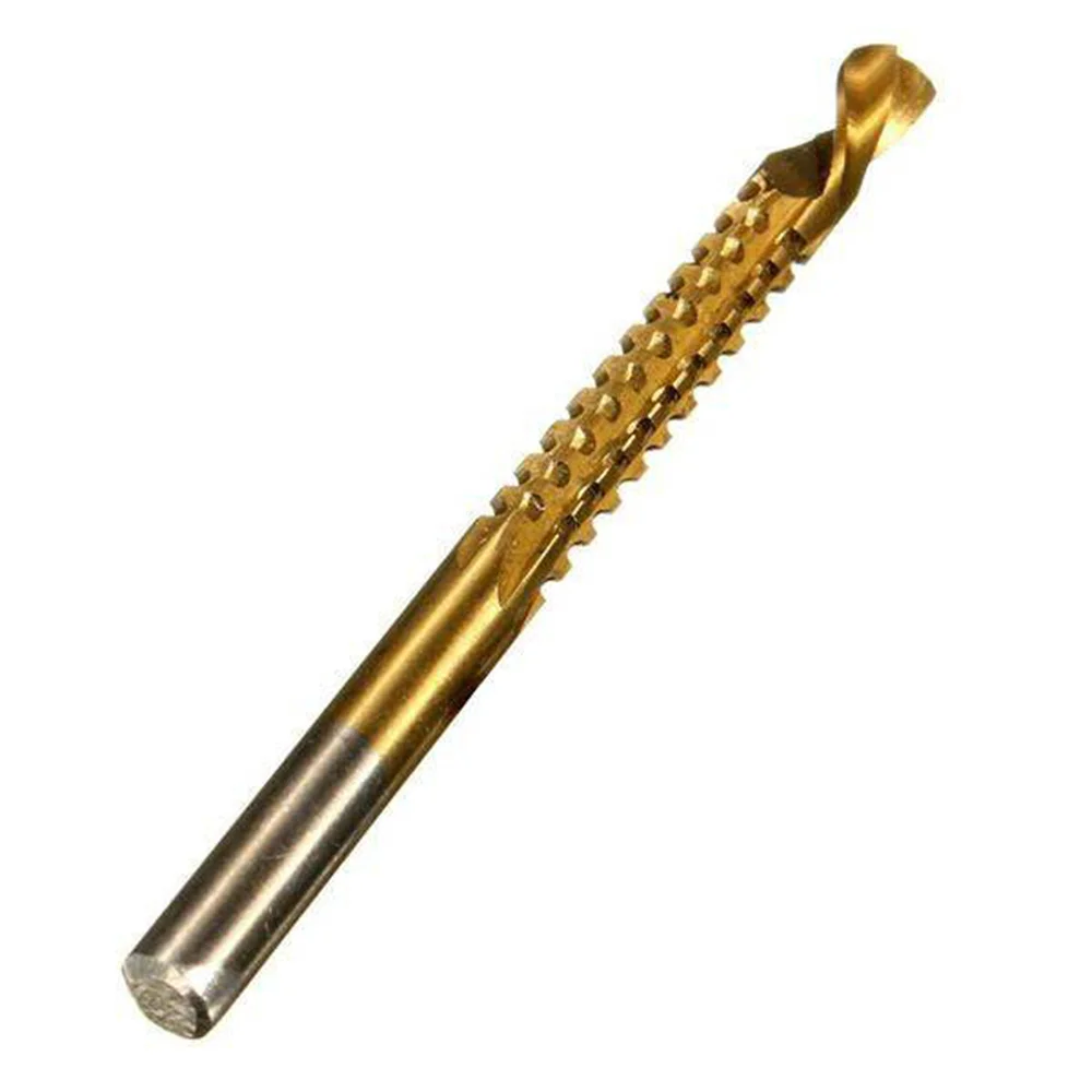 Twist Drill Bit Power Tool Drill High Speed Steel Twist Sawtooth Drill Wood Cutter 3mm/4mm/5mm/6mm/6.5mm/8mm 6pcs