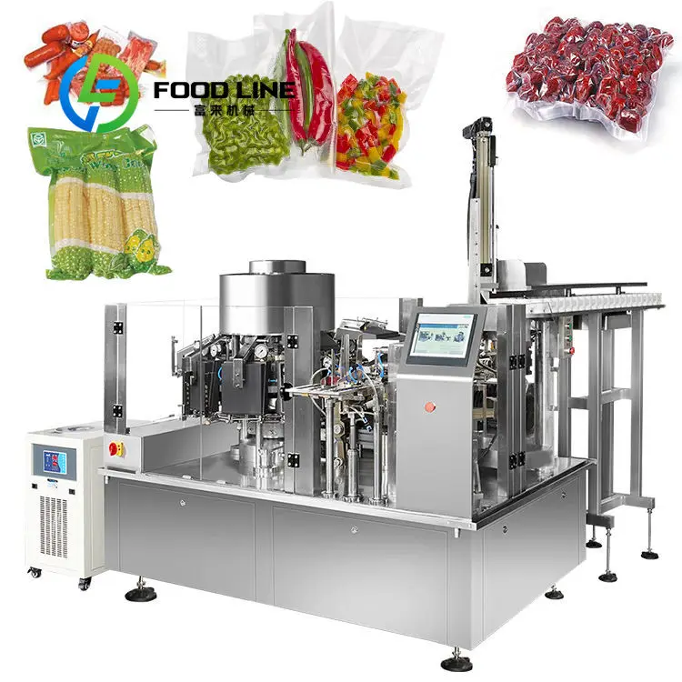 Stand Up Pouch Packaging Machine Optimized Bag Opening Airflow Solves Difficult Opening Problems Of Thick Composite Stand Pouche