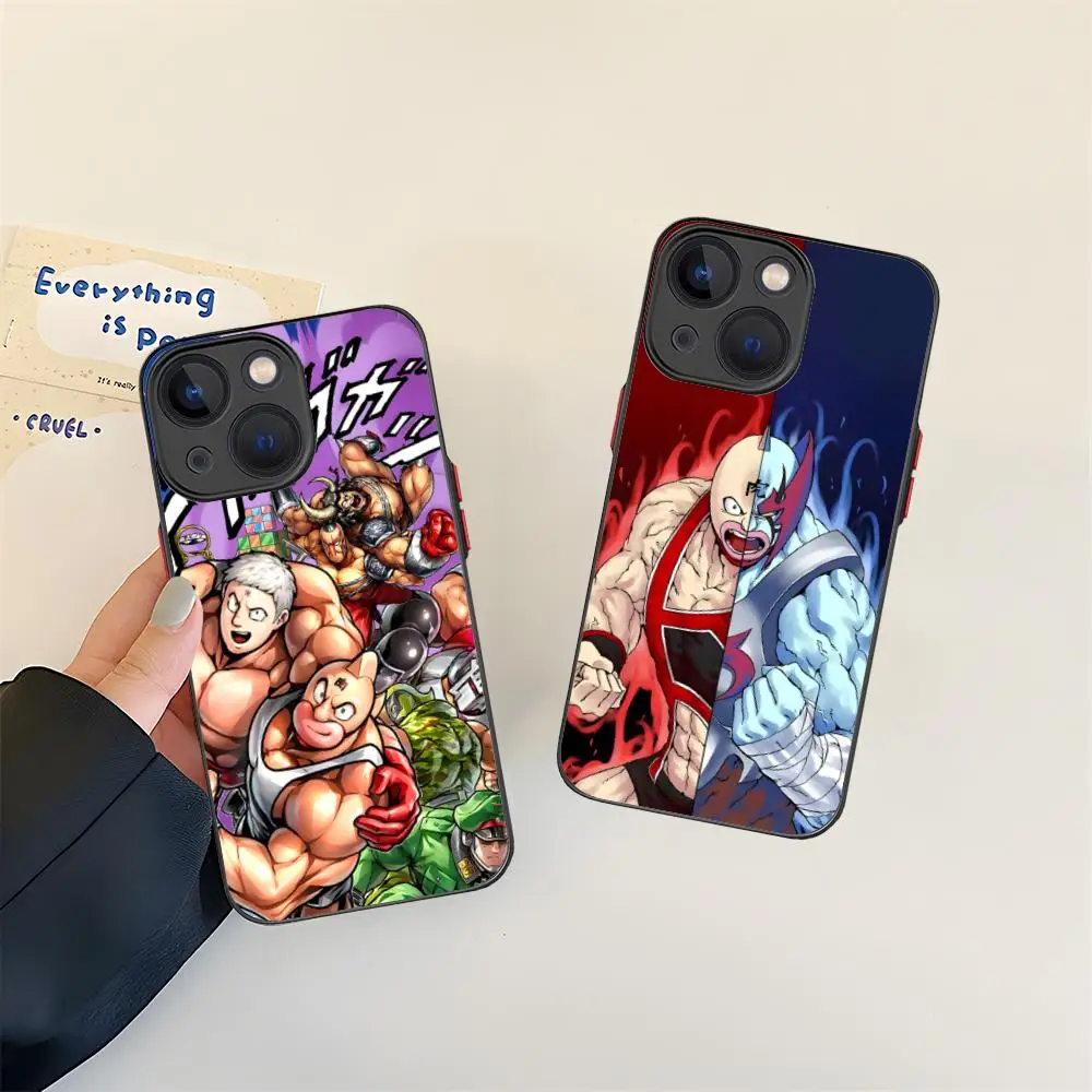 

Чехол для мобильного телефона «Аниме Kinnikuman» для iPhone 17, 16, 15, 14, 13, 12, 11 X XR XS 8 7 Air Pro Max Plus, мини-красочный силиконовый чехол