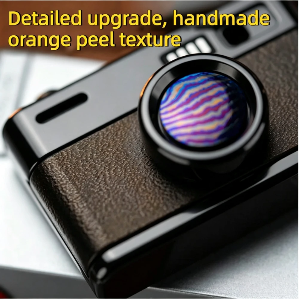 WANWU EDC Camera Mechanical Metal Conventional Track Composite Multi-Play Fingertip Push Card Stress Toy