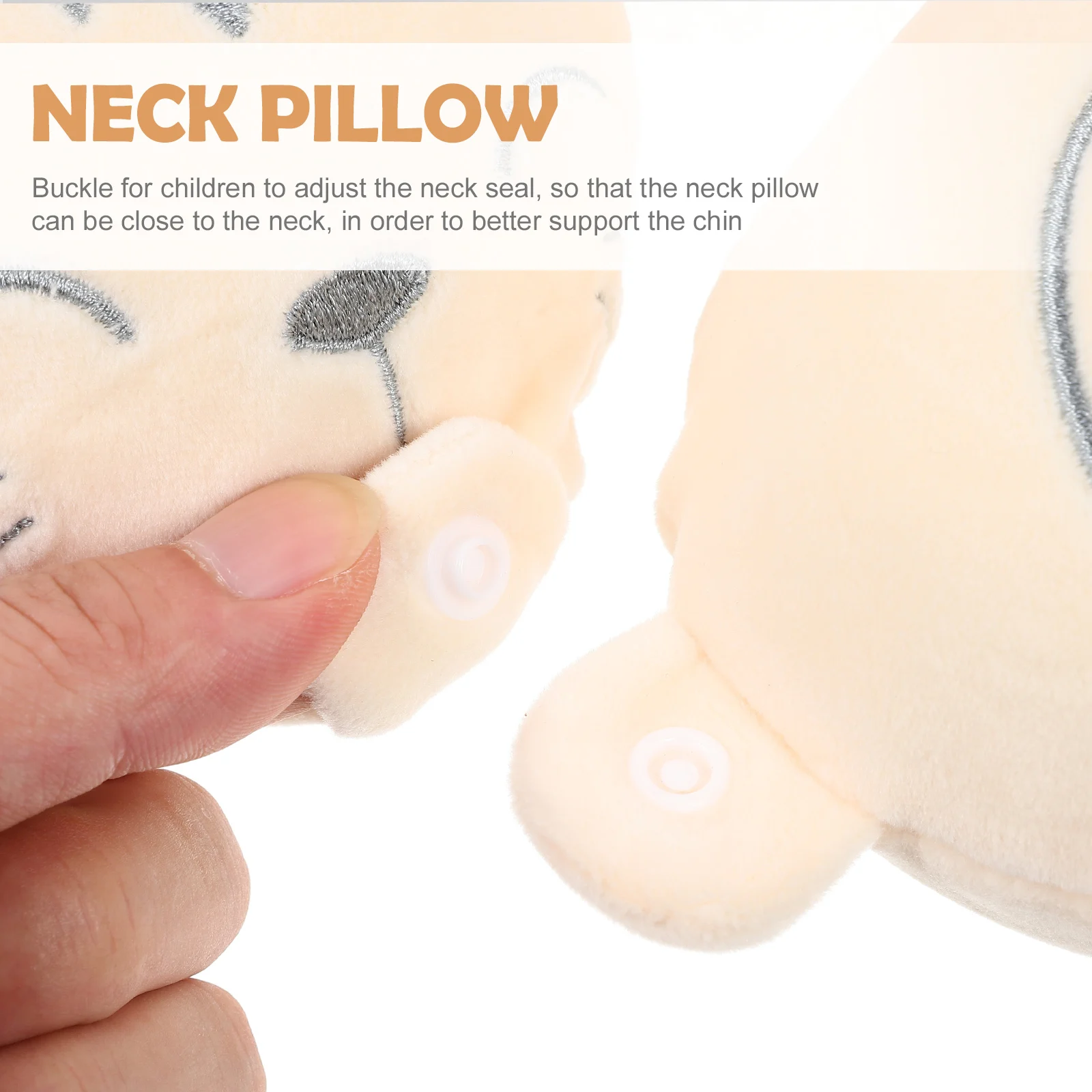 

Lovely U-Shaped Travel Sleeping Neck Support Cushion Office Nap Portable Cervical Pillow Airplane Neck Wrap Design Soft Comfort