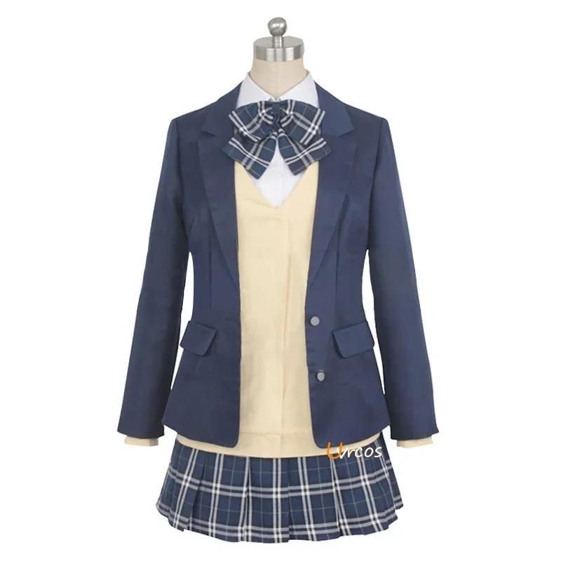 ZOMBIE LAND SAGA REVENGE Mizuno Ai School Uniform Outfit Anime Customize Cosplay Costumes