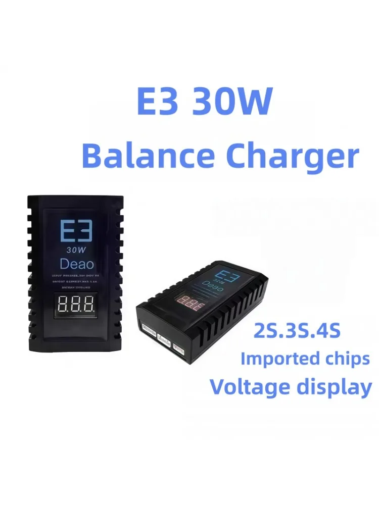 E3 30W gebalanceerd opladen eenvoudige oplader 2S 3S 4S lithiumbatterij opladen 7,4V 11,1V 14,8V - afbeelding 2