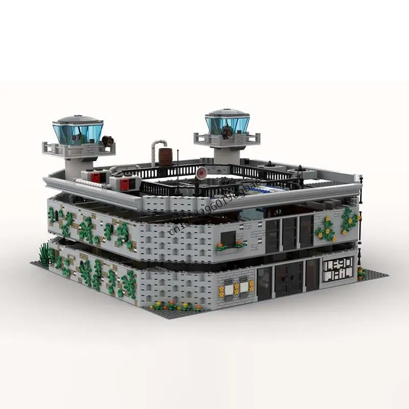 Nuovo 6738PCS Città di Vendita Caldo Street View Moc Modulare Prigione Massima Modello Building Block Fai Da Te Idee Creative KidToy Regalo Di Compleanno