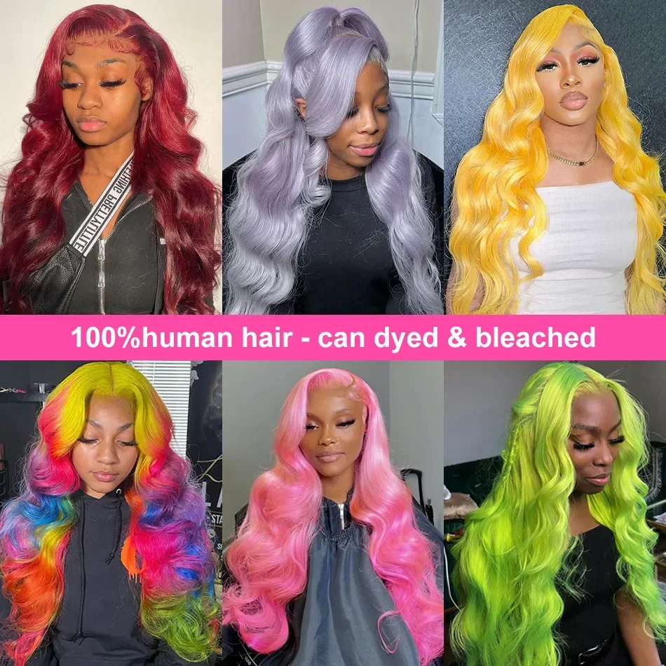 613 Transparent Lace Front Wig 13x6 Lace Frontal Wig Blonde Honey Body Wave Human Hair Wigs Pre plucked Brazilian Colored Wig