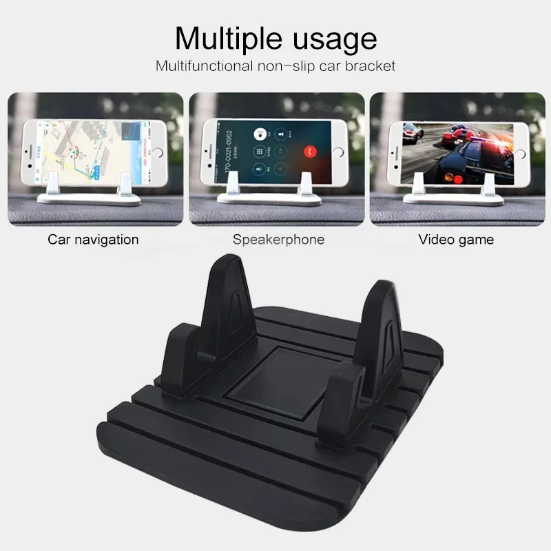 Silikon-Autohalterung für Smartphones, Universelle Handyhalterung für Auto, Halterung für iPhone und Samsung – Detail 4
