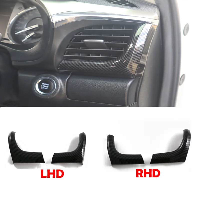 LHD RHD para salpicadero interior de Toyota Hilux/Hilux REVO 2016-2024, cubierta de salida de condiciones de aire, lado izquierdo y derecho, cubierta de ventilación de CA