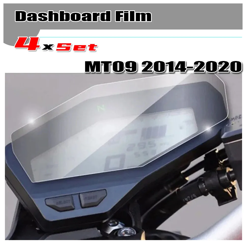 For Yamaha MT09 MT09 MT 09 MT-09 2013-2020 2019 Motorcycle Film Screen Protector Stickers Dashboard Cluster Scratch Protection